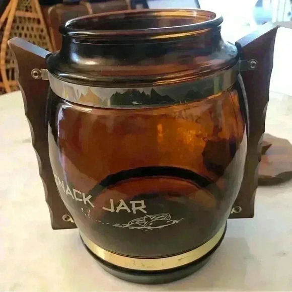 Vintage 60s Siesta Ware  Snack Jar with lid - Picture 3 of 7